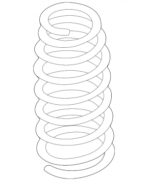 Rear left spring Kia K5 21-24 FWD 1.6T