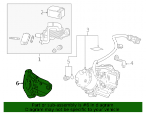 Chevrolet Volt 11-15 Air Conditioning Compressor Bracket