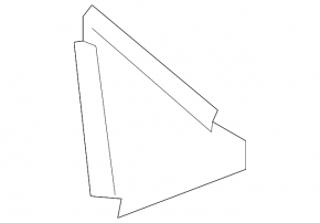 Door trim side rear left triangle Toyota Avalon 13-18