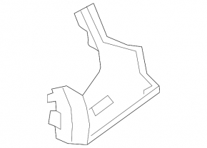 Nissan Rogue 14-20 left front panel trim beige