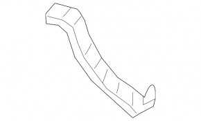 Trunk lid hinge trim right Nissan Altima 19-22