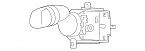 Left steering column switch for Toyota Sienna 21-24 without fog lights