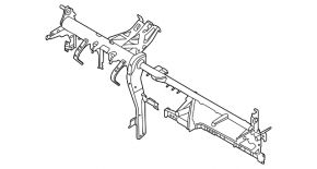 Under-torpedo pipe reinforcement Hyundai Sonata 20-22