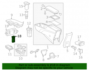 Front Right Seat Heating Button Toyota Prius 50 19-22