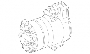 Air conditioning compressor Mercedes W246 B250e 16-17