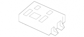 Control and signal processing unit Mercedes GLS-class X166 13-19