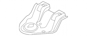 Front right subframe burdock Ford Explorer 11-19