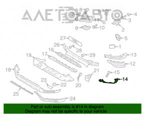 Rear Parking Sensor Lincoln MKZ 13-16 without Ring