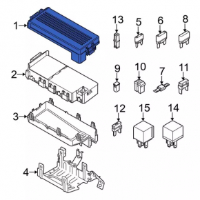 Ford Flex 13-19 Underhood Fuse Box Cover