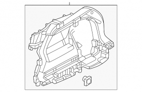 Right arch trim Mazda CX-5 22-25 black