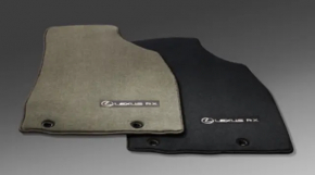 Set of floor mats for Lexus RX350 RX450h 16-20 rag black
