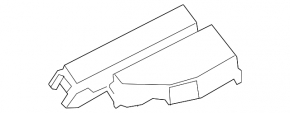 Nissan Pathfinder 13-20 Front Left Underhood Fuse Box Cover
