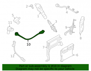Knock Sensor Kia Sorento 10-15 3.3