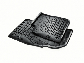 Front right interior mat Audi Q7 16- rubber, black
