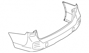 Subaru Outback 2020 Wilderness rear bumper