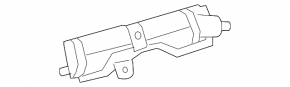 Trunk opening trim inner central Lexus IS 06-13