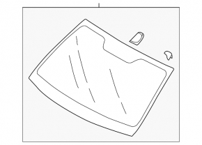 Subaru Legacy 15-19 Windshield