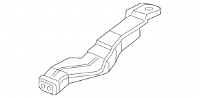 Right grille bracket for Honda Civic 11-15