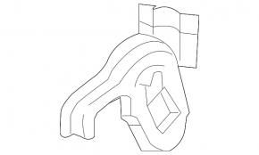 Honda CRV 12-14 interior hatch opening handle gray