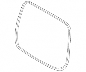 Rubber seal for trunk door Kia Soul 14-19