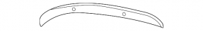 Left turn signal mirror for Hyundai Elantra AD 17-20