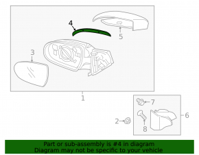 Left Mirror Turn Signal Hyundai Elantra AD 17-20