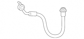 Rear right brake hose for Toyota RAV4 06-12