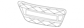 Front bumper grille right Mercedes GLS-class X166 13-16