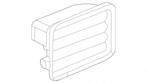Rear right ventilation shield Mercedes W167 GLE 450/53/63 22-26