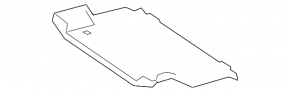 Front trunk floor Mercedes W213 E 300/350 17-18 black
