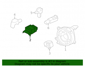 SRS airbag module, airbag computer, Ford Focus mk3 15-18 rest