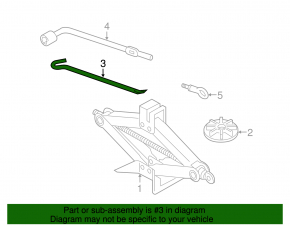 Jack handle Mazda 3 19-