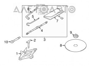 Jack handle Mazda 3 19-