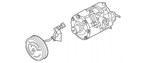Lincoln Corsair 20-26 2.0 2.3 Air Conditioning Compressor