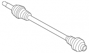 Rear left axle drive Porsche Cayenne 19-26 2.9T, 3.0T