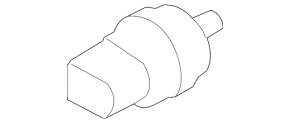 Lower second cooling hose for VW Tiguan 09-18 with quick release for sensor