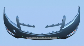 Front bumper for Chevrolet Volt 11-15 with parking sensors