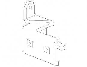 Chevrolet Volt 11-15 lower front right door hinge