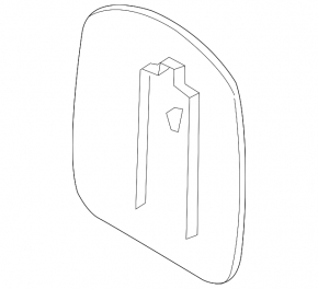 Cadillac CTS 14-19 Fuel Door