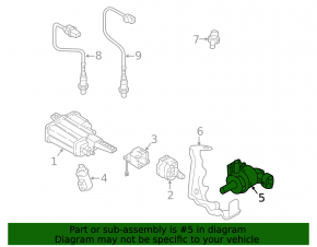 Hyundai Sonata 20-26 HEV Fuel Evaporative Purge Valve