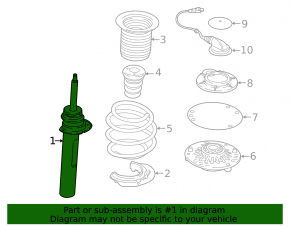 Front right shock absorber BMW X2 F39 18-23