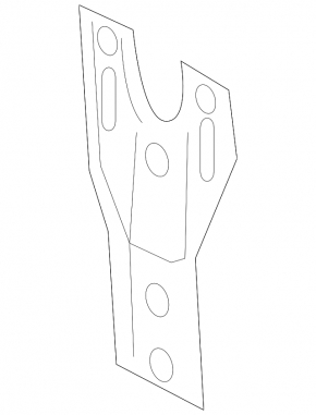 Hood lock plate VW CC 08-17