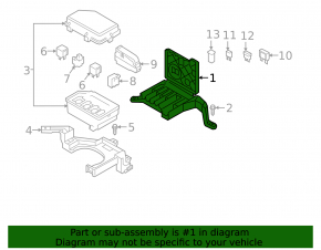 Audi E-Tron 19-23 power distribution box