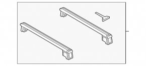 Audi Q8 19-25 Chrome Roof Rails