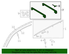 Audi Q8 19-25 Chrome Roof Rails