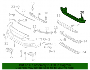 Subaru Impreza Front Bumper Reinforcement 17- GK