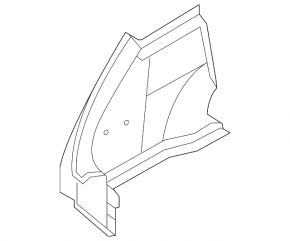 Right arch trim for VW Beetle 12-19