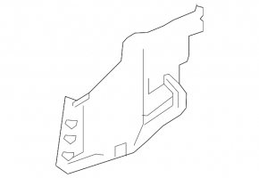 Engine protection side right Nissan Pathfinder 14-17
