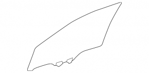Front left door glass Lexus NX350 NX350h NX450h 22-26