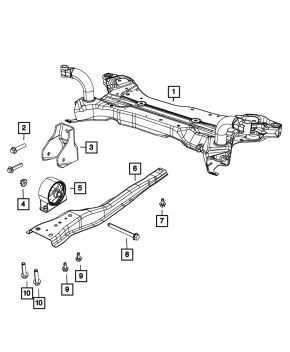 Jeep Patriot 11-17 Front Engine Mount